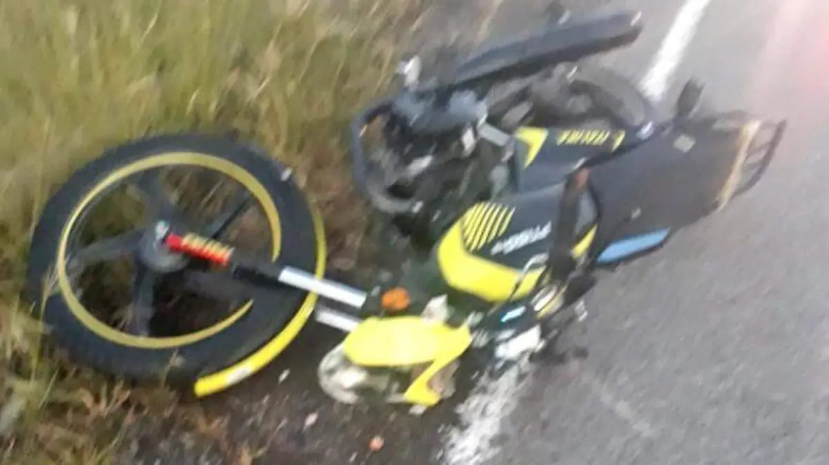 motociclista muerto